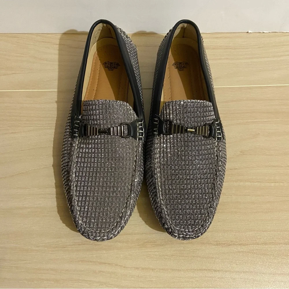 Royal Shoes Moccasin Driving Shoe Sparkling Slip On Glittery Formal Sz 11 Moc-64